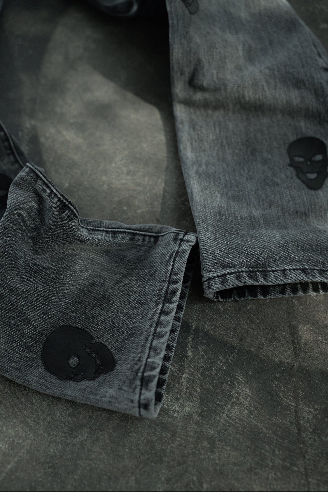 GFR Skull Head Denim