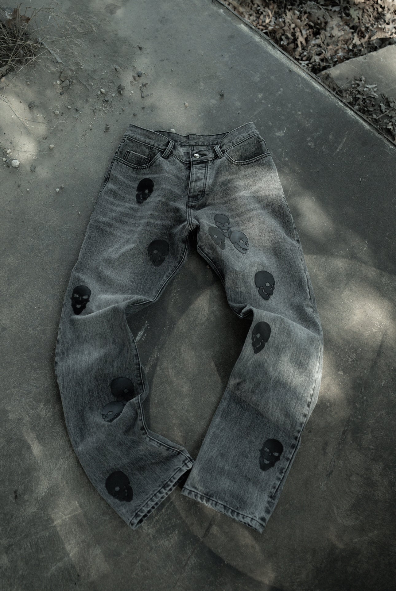 GFR Skull Head Denim