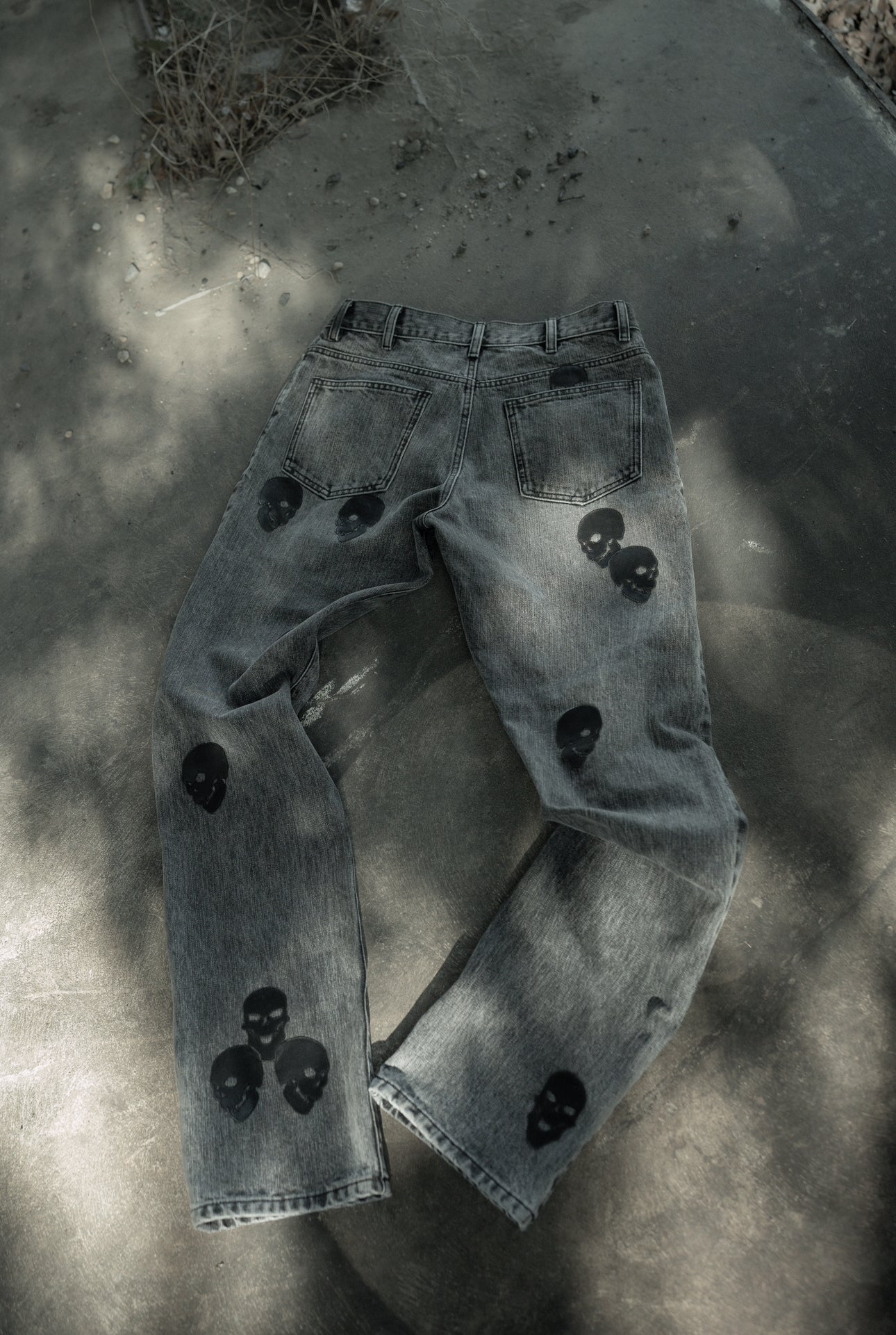 GFR Skull Head Denim