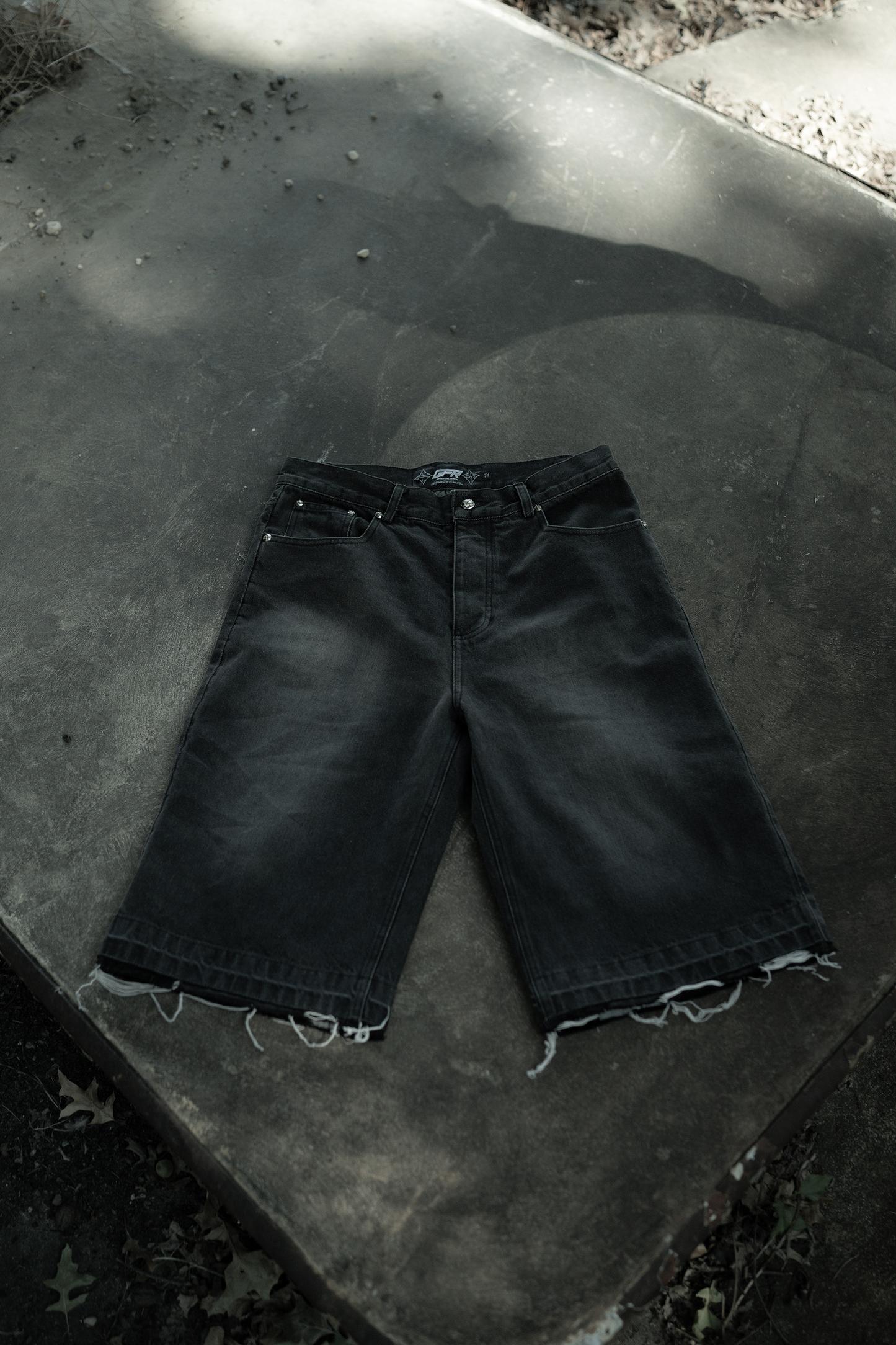 Black Phoenix Denim Shorts