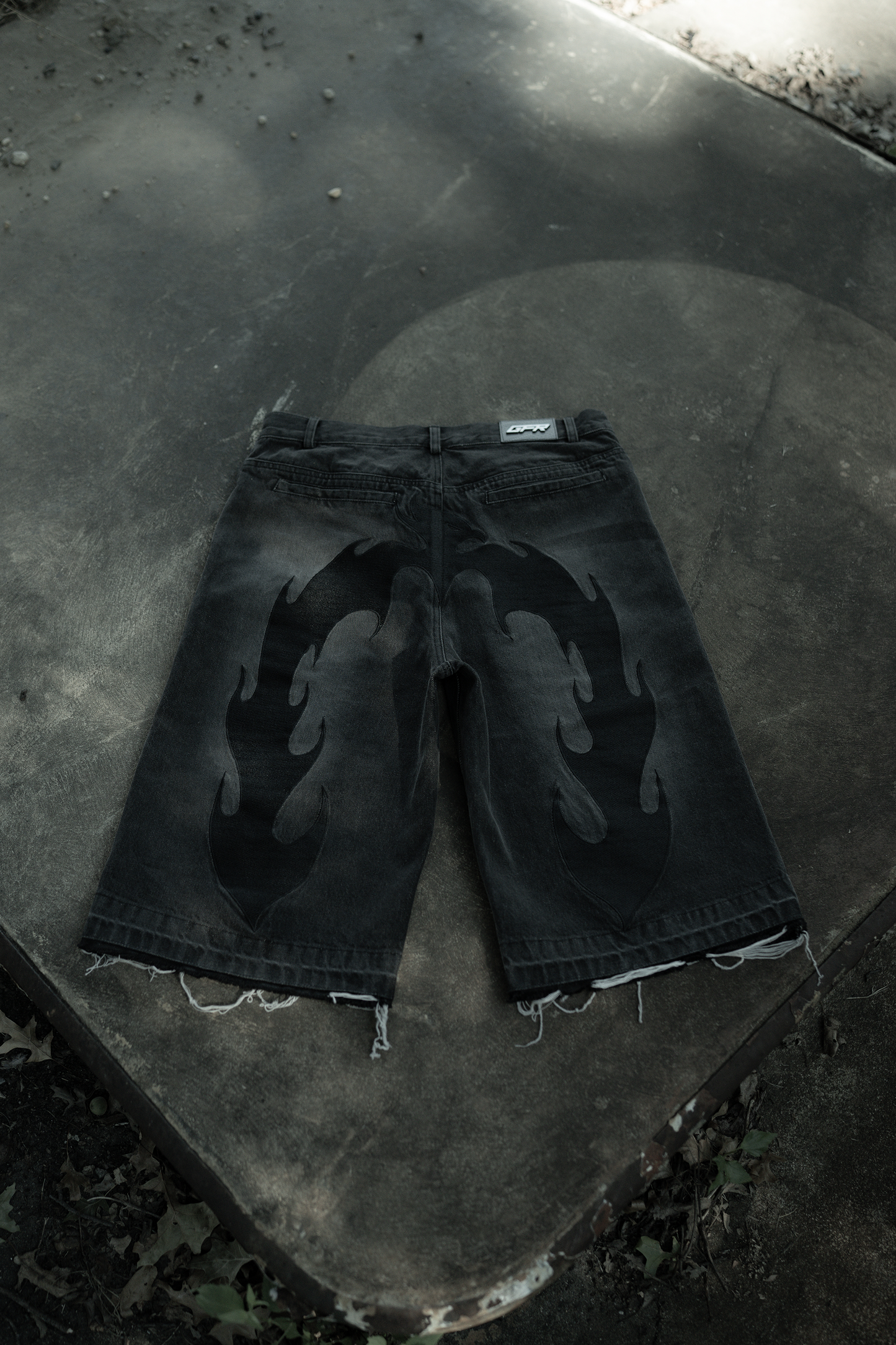 Black Phoenix Denim Shorts